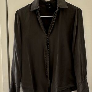 Club Monaco Black Blouse